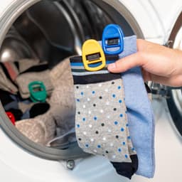 CLIPSO Sock Clips - Sokkenklemmen voor Wasmachine en Droger - Sock Holder - 15 stuks - Pink — thumbnail 2