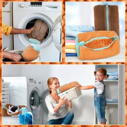 Waszak voor Schoenen, Geschikt voor de Wasmachine, 2 Kleuren, Zipper, Ideaal voor Sneakers en Sportschoenen, Beschermt en Reinigt tijdens het Wassen — thumbnail 3