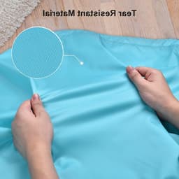 Grote Waszak Set van 2 - Opbergzak met Trekkoord 60x80cm, Vouwbaar, Voor Vuil, Speelgoed, Reizen, Thuis, Studentenhuis en Kamperen — thumbnail 2