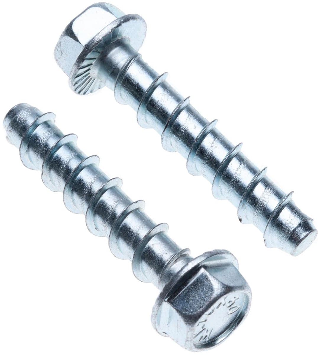 Ankerbout Beton - Schroefanker Set - Zware Bevestiging - Zelf Tappend - M8 x 80mm - Zilverkleurig — afbeelding 1