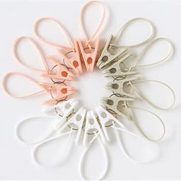 Dailygoods- Wasknijpers 24 stuks - Multifunctionele Klemmen - Winddichte Clips - Kunststof - Geschikt voor Balkons - Hoogwaardig PP-materiaal — thumbnail 2