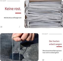 Anker voor tuinmeubelen, verzinkt - Set van vier, stevig en duurzaam — thumbnail 4