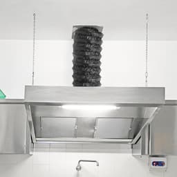 Flexibele PVC Aluminium Drain Hose - Diameter 100 mm - Air Conditioning Hose Extension met 2 RVS Slangenklemmen - Afvoerslang voor Afzuigkap en Wasdroger — thumbnail 3