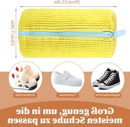 Set van 2 Waszakken voor Schoenen, Multifunctionele Bescherming, Herbruikbare Waszakken voor de Wasmachine, Ideaal voor Sneakers en Sportschoenen — thumbnail 2