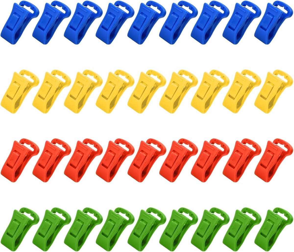 36 Sokclips met Hangende Haken - Multifunctionele Kledingclips voor Sokorganisatie - Geen Behoefte om te Buigen - Voor Wasmachine en Wasdroger — afbeelding 1