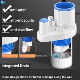 Store_9 - Afvoerbuis - 5-in-1 wasmachine afdichtring - veelzijdig - 40-75mm - siliconen afdichtplug - voor keuken en wasmachine - perfect voor afvo... — thumbnail 2