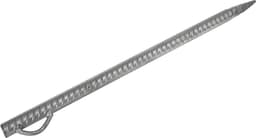 Grondankers Staal - Haringen Tuin - Tuin Vastzetten - Roestvrij Metaal - 50 cm - Zilver — thumbnail 2