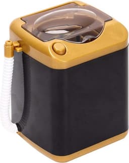 Elektrische Mini Wasmachine Automatische Make-up Borstelreiniger - Kinderen Speelgoed - Make-up Sponzen (Goud) — thumbnail 1