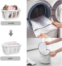 Waszakken Set van 2, 40 x 50 cm - Ideaal voor Wasmachine, Bescherming voor Kleding, Lingerie en Schoenen — thumbnail 4