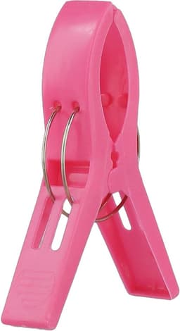 Grote plastic wasknijpers voor handdoeken, strandlakens en kleding - 64 stuks, 12.5x7.3x2.3cm, stevig en duurzaam — thumbnail 3