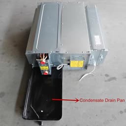 Airco Lekbak - Condensbak Afvoer - Condenswater Vangen - Gegalvaniseerd Staal - 103 cm - Zilver — thumbnail 4