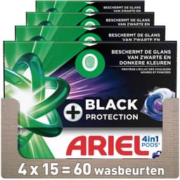Ariel 4in1 Wasmiddel Pods Revitablack - 4 x 15 stuks - Voordeelverpakking — thumbnail 2