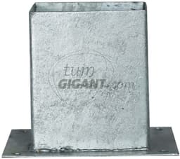 Paalhouder op plaat 101 mm — thumbnail 3