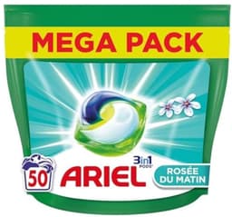 Ariel Original - Ochtenddauw - Wasmiddelcapsules - 3in1 Pods - Witte en Gekleurde Was - 50 Wasbeurten — thumbnail 3