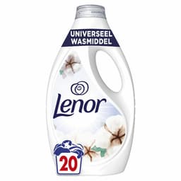 Lenor Vloeibaar Wasmiddel Katoen Fris 20 Wasbeurten 900 ml — thumbnail 2