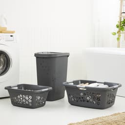 Rotho Flowers Wasmand 25L Antraciet — thumbnail 3