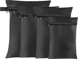 Waterdichte waszakken set van 4, ideaal voor reizen, gemakkelijk schoon te maken en multifunctioneel (22 x 35.25 x 38.4 x 40.2 x 30 cm) — thumbnail 1