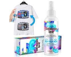 100 ml sublimatie coatingspray voor katoenen en polyester stoffen, T-shirts, canvas zakken, sneldrogend, super hechting, hoogglans