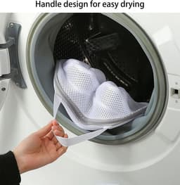 Waszakken met premium rits, voor beha, opvouwbare mesh, lingerie, ondergoed, mesh, waszakken, beha, wasbescherming voor wasmachine — thumbnail 3