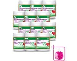 12 x HG ECO - Wasmiddeltoevoeging Tegen Stinkend Wasgoed - Effectieve Formule - 16 Wasbeurten - 500 g - Bulkverpakking - Wasmiddel - Douchemop - Stankmoleculen