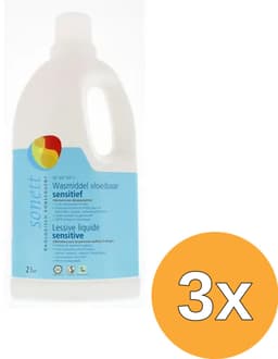 3x Sonett Wasmiddel Vloeibaar Sensitief (2000 ml) — thumbnail 2