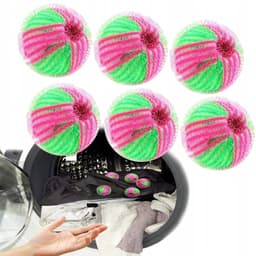 Wasballen Anti-pluis 6 stuks - Verwijdert haar en pluisjes — thumbnail 5