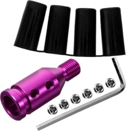 1set Shift Knob Adaptors Duurzame Vergrendeling Voor Versnellingspook Eenvoudig Te Installeren Accessoire Voor Auto Modificatie — thumbnail 1