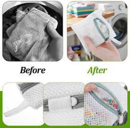 4 Stuks Kleine Mesh Waskuizen voor Kleding Organisatie — thumbnail 2