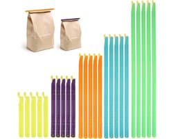 Wasknijpers voor levensmiddelen, keukentangen, zakken, sluitclip voor de keuken, herbruikbaar, van kunststof, voor levensmiddelverpakkingen, snoep