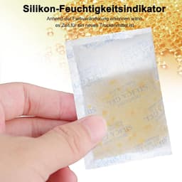 50 g x 6 stuks silicagel zakjes voedselveilige silicagel droogmidden met sinaasappelparels vochtindicator droogmiddel voor het verwijderen van vocht — thumbnail 4