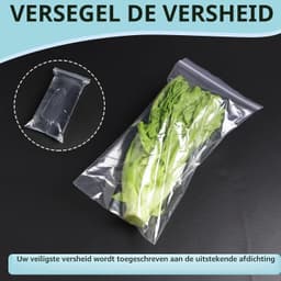 Hersluitbare Zak met Ritssluiting - Transparant - 10 x 20 cm - Duurzaam en Waterdicht - Voor Organiseren van Kleine Voorwerpen — thumbnail 3