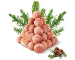 Cederhouten mottenballen - 40 stuks voor effectieve mottenbestrijding en geurabsorptie