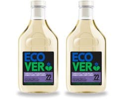 2 x Ecover - Vloeibaar wasmiddel - Zwart & Donker - 1 liter - 22 wasbeurten - Voordeelverpakking - 2 stuks