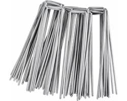 Set van 100 Gegalvaniseerde Stalen Grondankers 150x25 mm - Ø3 mm