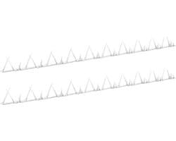 vidaXL - Muurspikes - 2 - st - 1 - m - staal — afbeelding 1