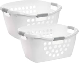 ApexArte® Heupwasmand - Wassorteerder - Wasbox - Wasmand - Wit — thumbnail 1