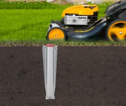 Brabantia Topspinner Droogmolen - 60 m - met Metalen Grondanker - Metallic Grey — thumbnail 4