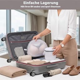 Waszak voor beha en lingerie - ademend mesh - ritssluiting - beschermt delicaat wasgoed - ShopVlot — thumbnail 3