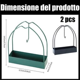 Muggenspoelhouder - Draagbare/Hangende Muggenspoelhouder - 2 Stuks - Voor Binnen/Buiten - Inclusief Reinigingsborstel - Geschikt voor Outdoor Gebruik - Muggenspoel — thumbnail 2