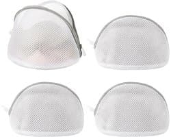 Wasnetjes voor bh's - halfrond 18 x 16 cm - fijnmazig polyester - beschermt tegen vervorming en haken - ShopVlot