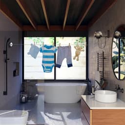 Retractable Clothesline, for Indoor & Outdoor, 2.8m, Wall Mounted, Laundry Rack, Utility Room, Bathroom, Duvets - ShopVlot — thumbnail 2