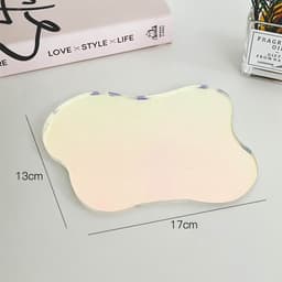Set van 2 Acryl Cup Coaster, Ins Onregelmatige Coaster, Acryl Bierviltjes Drinkonderzetters voor Eetkamer Woonkamer Patio Salontafel (Rainbow) — thumbnail 3