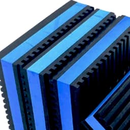 Trillingsdempers Wasmachine - Antitrillingsmatten Stabilisator - Apparaten Stabiliseren - Veerkrachtig Rubber EVA - 11 x 11 x 9 cm - Zwart — thumbnail 2