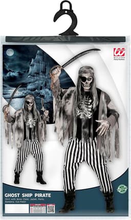 WIDMANN MILANO Party Fashion - Kostuum spookschip piraat, piraat, geest, vrijbuiter, horror, Halloween, carnavalskostuums — thumbnail 4