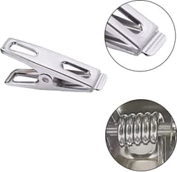 Wasknijpers - Roestvrijstaal - 20 Stuks - Duurzame en Winddichte Klemmen - Voor Kleding en Handdoeken — thumbnail 4
