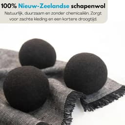 Thijox - Premium Drogerballen - 9 XL Wasdrogerballen van 100% Nieuw-Zeelandse Schapenwol - Energiebesparend & Duurzaam - Sneller Drogen & Minder Kreuk — thumbnail 2