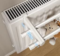 Radiator Droogrek - 50 cm - Wit - Dubbel Droogrek voor Verwarming - Met Haken — thumbnail 3