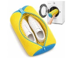 Schoenenwaszak voor wasmachine - Chenille, Geel