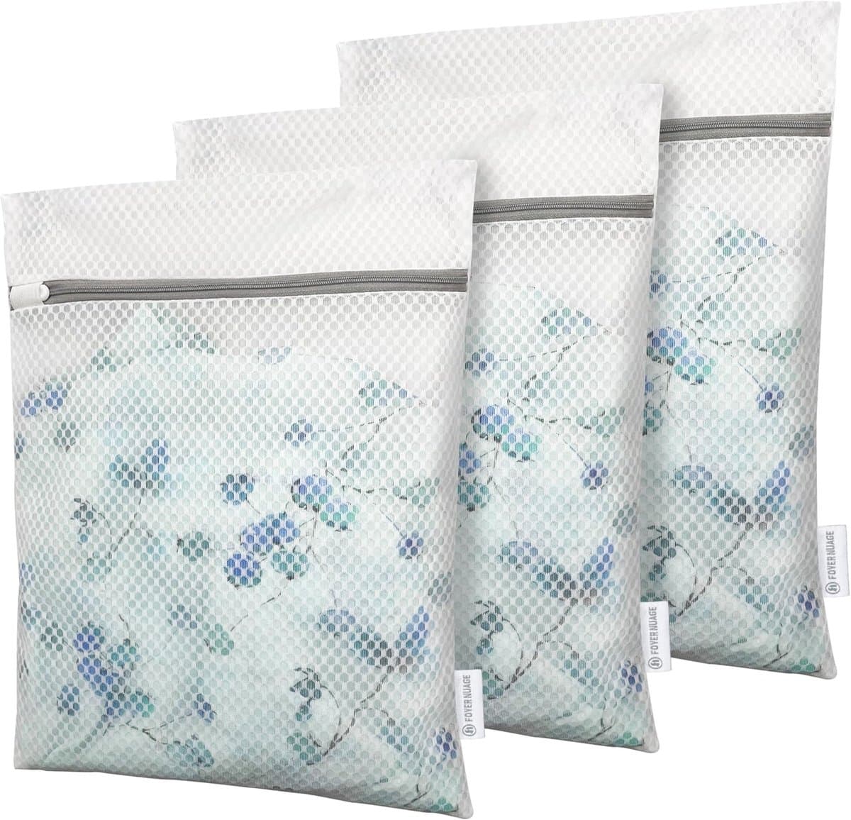 Thijox - 3 Premium Honingraat Delicates Waszakken met Rits - Reisopslag Organisatietassen voor Kleding - Ondergoed Lingerie Waszakken - Klein 30x40cm — afbeelding 1
