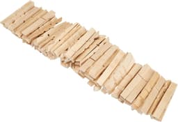 Houten Kledingknijpers - Wasknijpers Ambacht - Knutselen Decoratie - Onbehandeld Natuurhout - 35 mm 48 Stuks - Natuurlijk — thumbnail 5